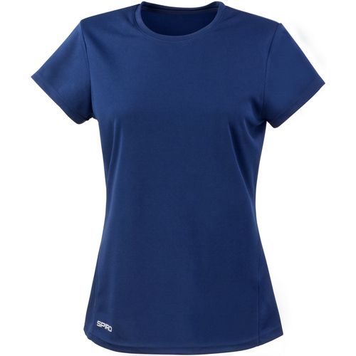 textil Mujer Camisetas manga corta Spiro S253F Azul