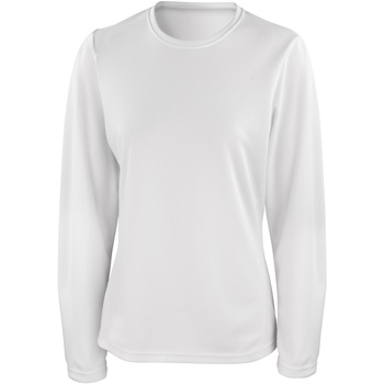 textil Mujer Camisetas manga larga Spiro S254F Blanco