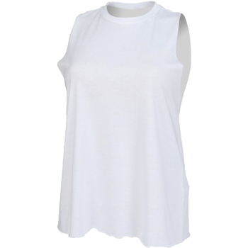 textil Mujer Camisetas sin mangas Skinni Fit High Neck Blanco