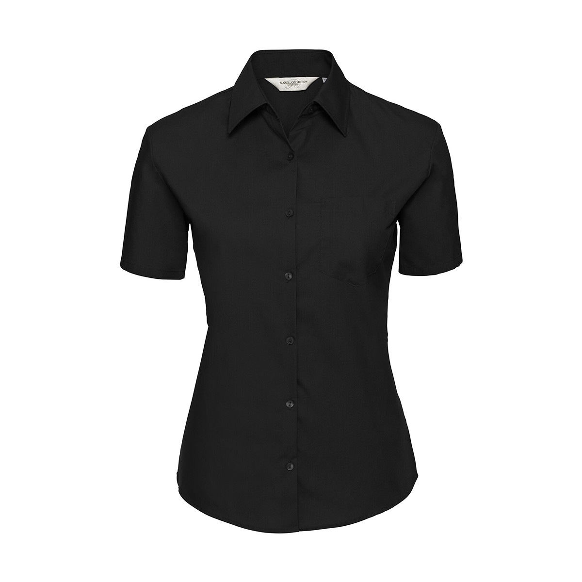 textil Mujer Camisas Russell J937F Negro