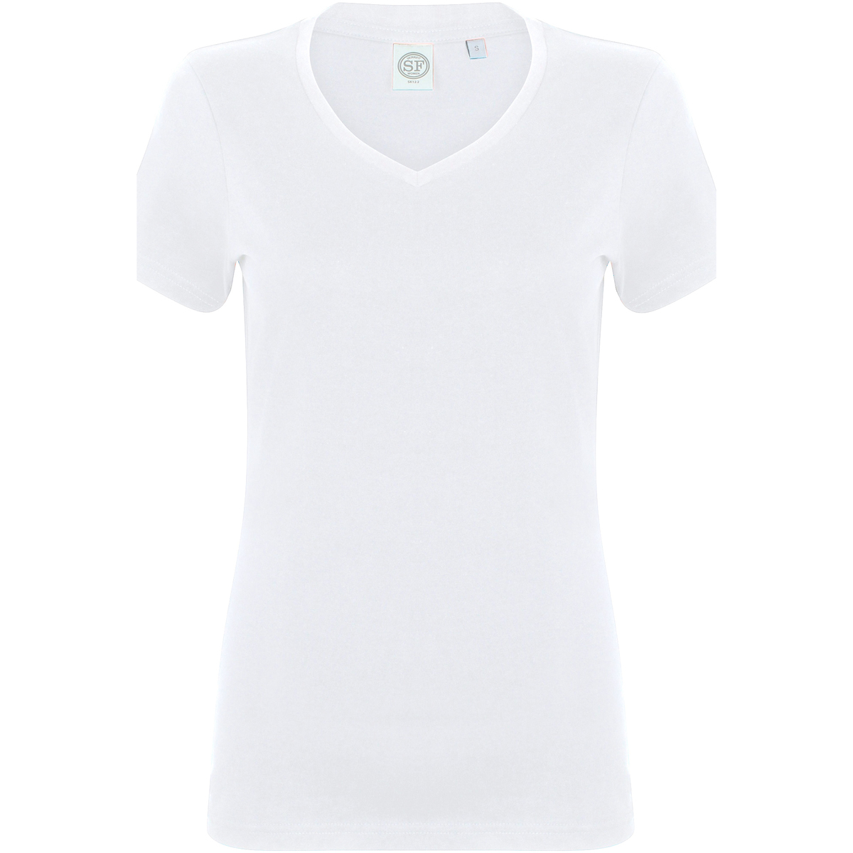 textil Mujer Camisetas manga corta Skinni Fit SK122 Blanco
