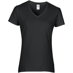 textil Mujer Camisetas manga corta Gildan GD015 Negro