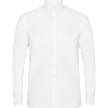 textil Hombre Camisas manga larga Henbury HB512 Blanco