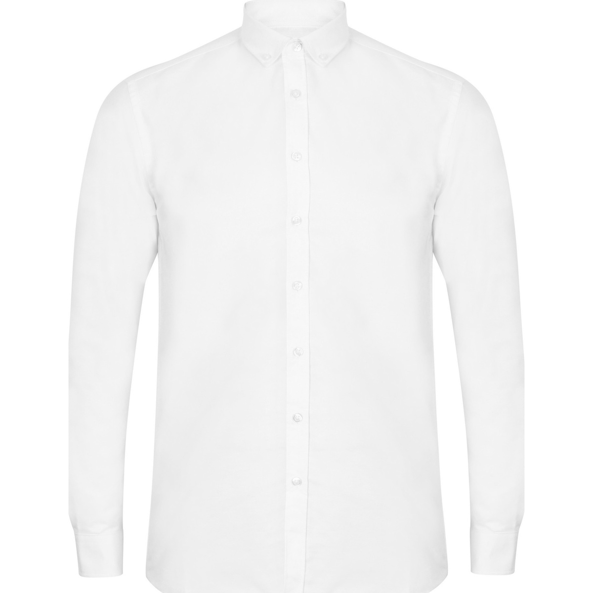textil Hombre Camisas manga larga Henbury HB512 Blanco
