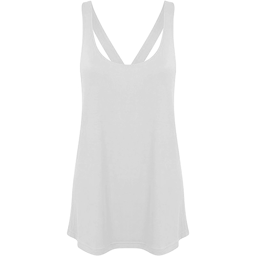 textil Mujer Camisetas sin mangas Skinni Fit Workout Blanco