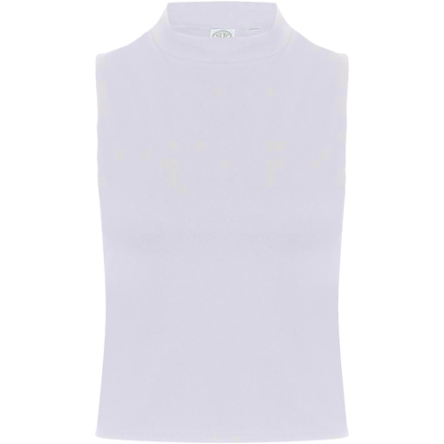 textil Mujer Camisetas sin mangas Skinni Fit SK170 Blanco