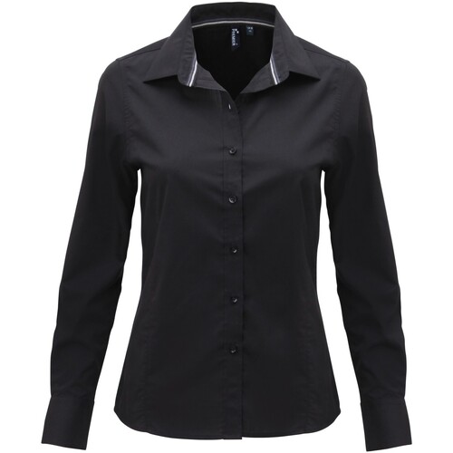 textil Mujer Camisas Premier PR314 Negro