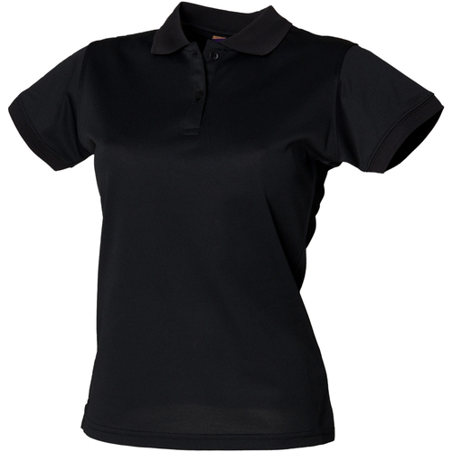 textil Mujer Tops y Camisetas Henbury Coolplus Negro