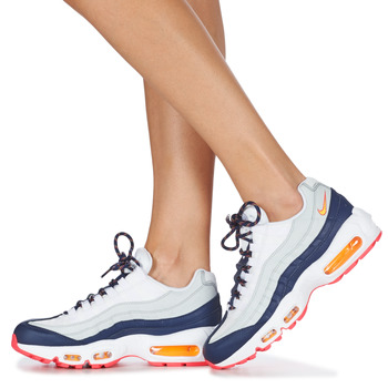 Advertencia flexible búnker Nike AIR MAX 95 W Blanco / Azul / Naranja - Envío gratis | Spartoo.es ! -  Zapatos Deportivas bajas Mujer 170,00 €